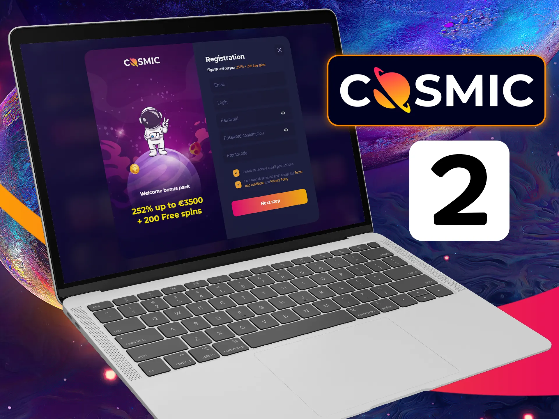 Click on registration button on main page.